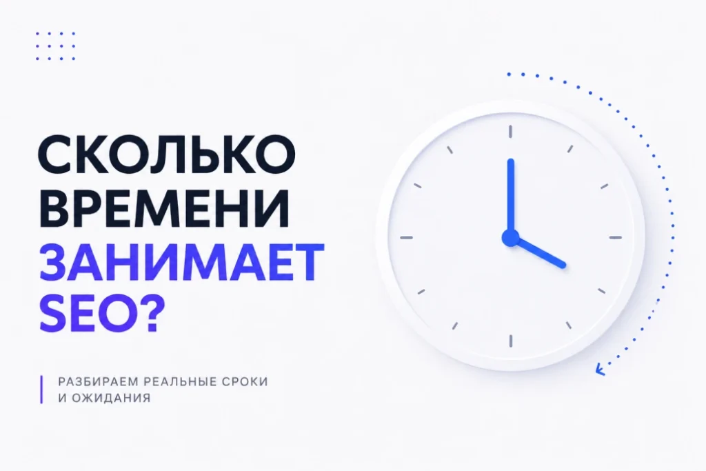 Сколько времени занимает SEO